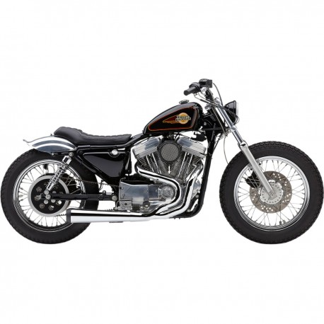 Escape Cobra El Diablo 2-en-1 Cromado para HD Sportster 86-03