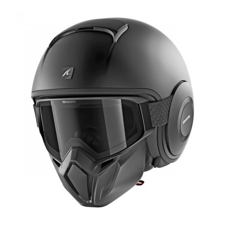 Casco Jet Shark Street Drak Black Matte