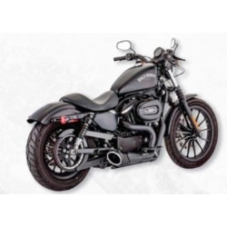 Escapes Freedom Performance Combat Shorty 2 en 1 Negro Esculpido para HD Sportster 04-22