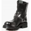 Bota Biker Pulik Acero Cuero Negro