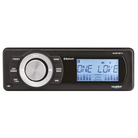 Equipo de Sonido Estereo Aquatic AV Bluetooth Basic Radio para HD FLH/T 98-13