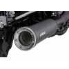 Silencioso Slip-on Cobra Negro 4" para Yamaha XV950 Bolt 14-19