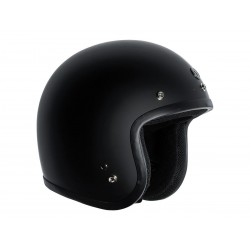 Casco Jet Retro Torc T50C Classic Negro Mate