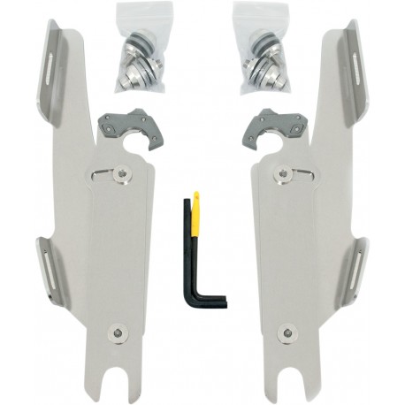 Kit de Montaje Trigger-Lock para Carenado Batwing Memphis Shades para HD Softail 86-17 sin Faros Auxiliares