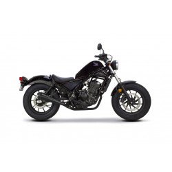 Silencioso Negro Slip-on Two Brother Para Honda Rebel 300/500 17-up