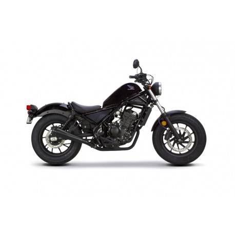 Silencioso Negro Slip-on Two Brother Para Honda Rebel 300/500 17-up