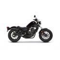 Silencioso Negro Slip-on Two Brother Para Honda Rebel 300/500 17-up
