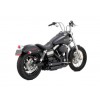 Escape Vance&Hines Shortshots Staggered Negro para HD Dyna 12-17