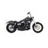 Escape Vance&Hines Shortshots Staggered Negro para HD Dyna 12-17