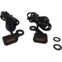 Intermitentes Homologados Led Drag Specialties Negros/Ambar para HD XL 04-13