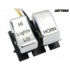Interruptores Cromados estilo Antiguo para HD 82-95