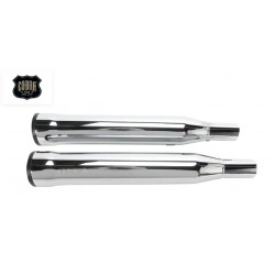 Silenciosos Slip-On Cobra Slash Cut para HD XL 07-13