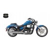 Silencioso Slip-On Cobra 4" Scalloped Cromado para Yamaha XSV1300 Stryker 11-17