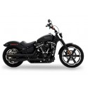 Silencioso Sip-On Rinehart 3.5" para HD Softail 18-24 Negro y Bronce