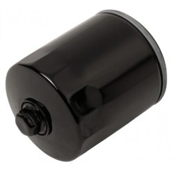 Filtro de Aceite Drag Specialties Negro con Tuerca para HD V-Rod/Night Rod 02-17