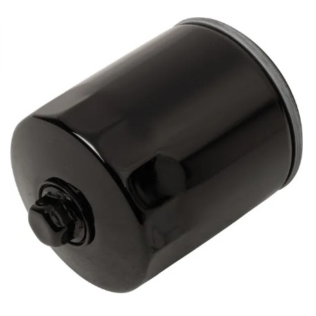 Filtro de Aceite Drag Specialties Negro con Tuerca para HD V-Rod/Night Rod 02-17